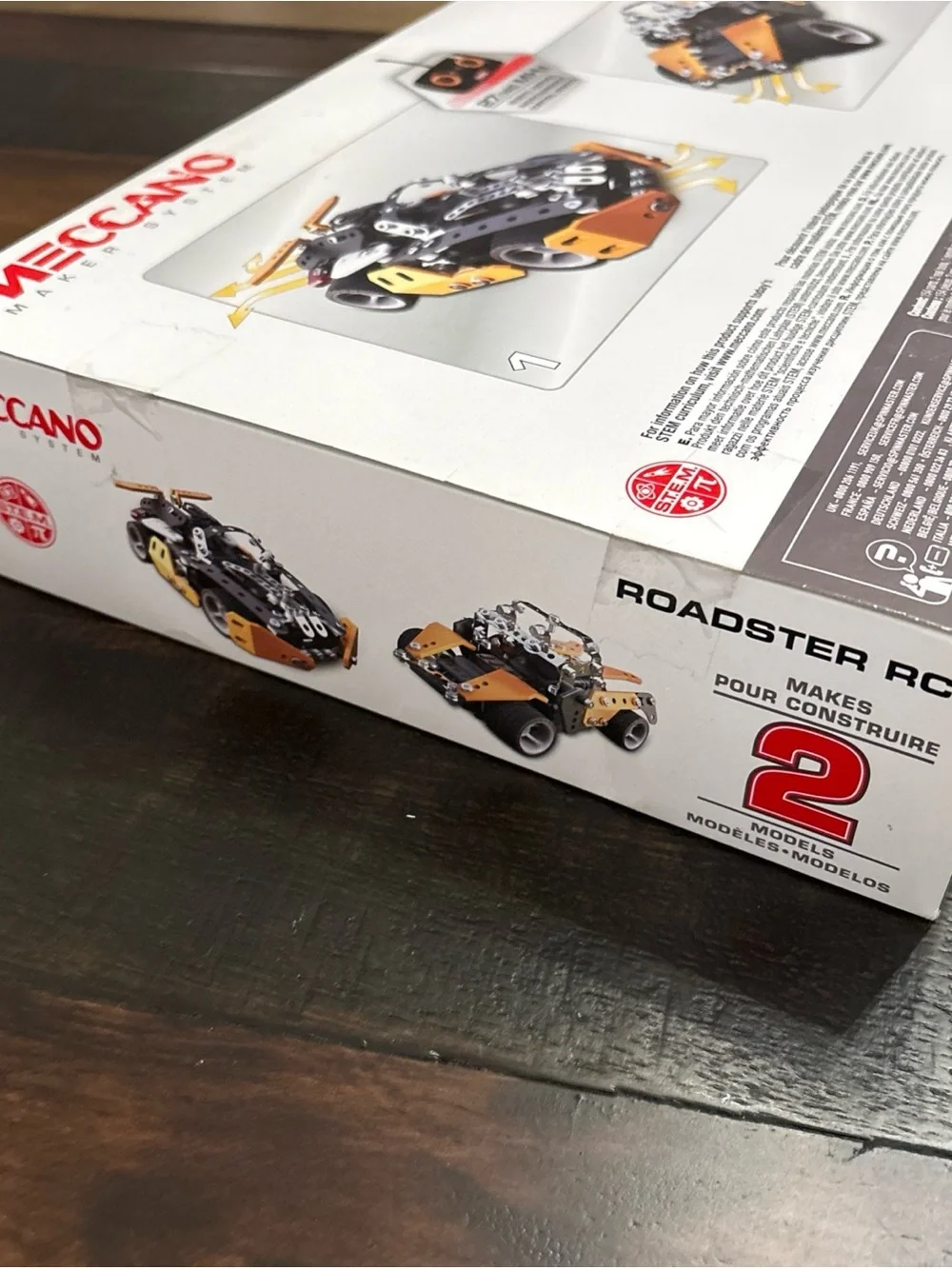 Meccano Maker System Roadster 16303 Remote Control RC 2 Model Kit Spin Master